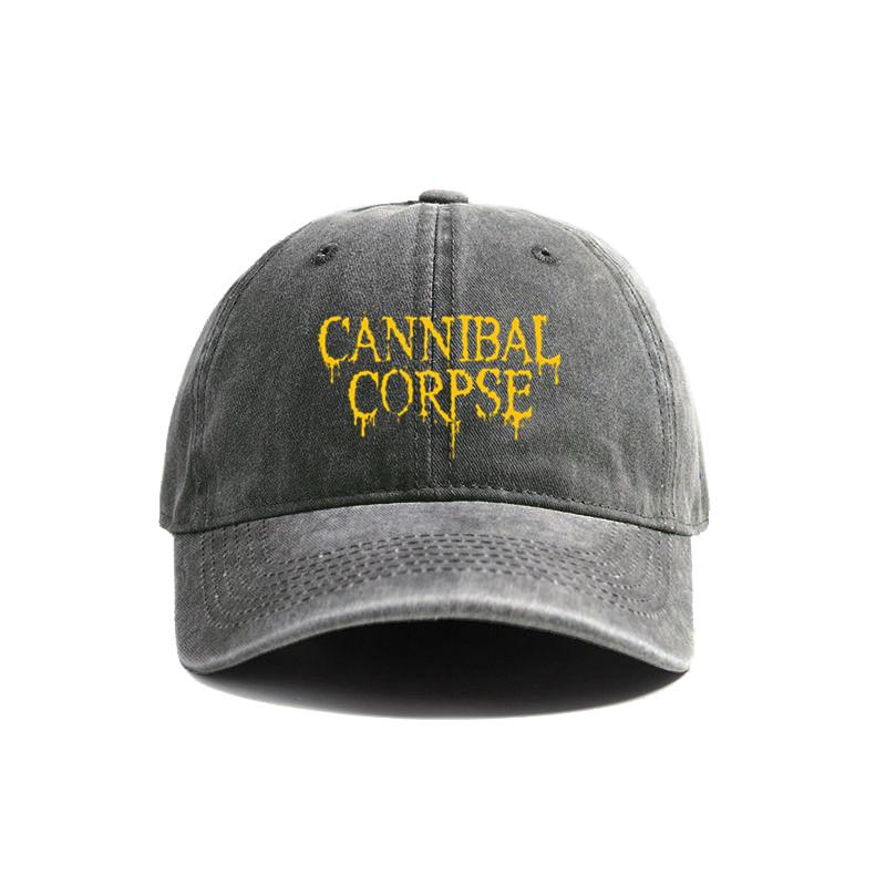 Cannibal Corpse Baseball Cap Summer Distressed Dad Hats Unisex Outdoor Adjustable Cotton Caps MZ-433