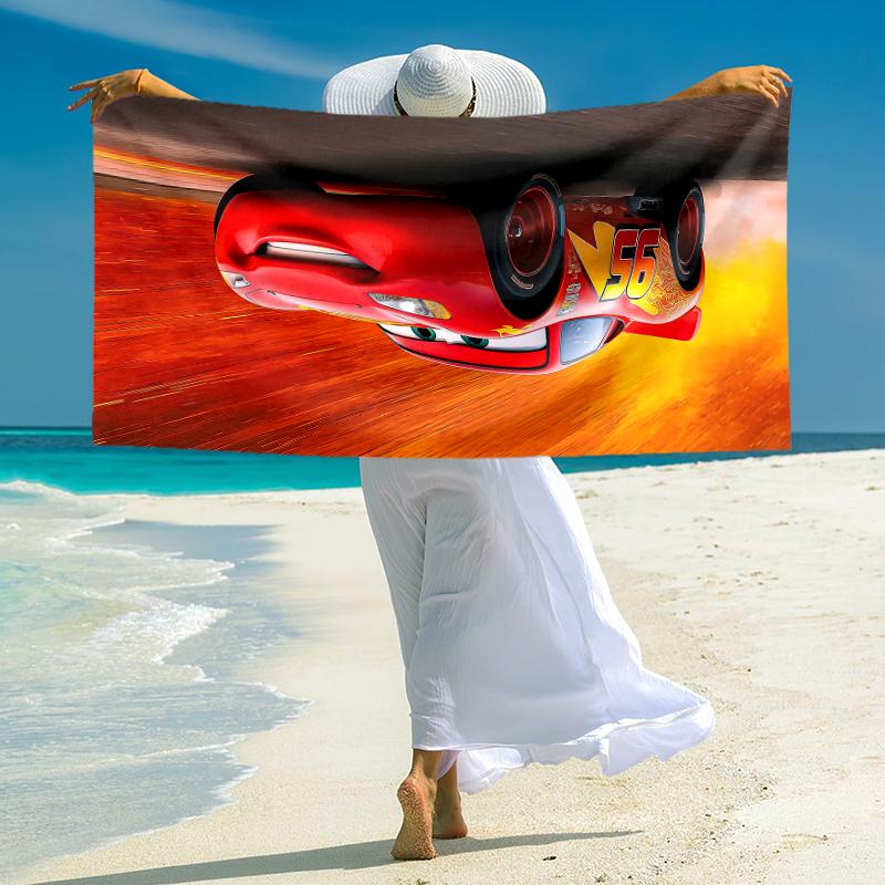 Cars Movie Poster Towel Large Quick-Drying Microfiber soft S-Square Pants-s Beach Towel for Travel Fitness Bathing Camping. 0730s86
