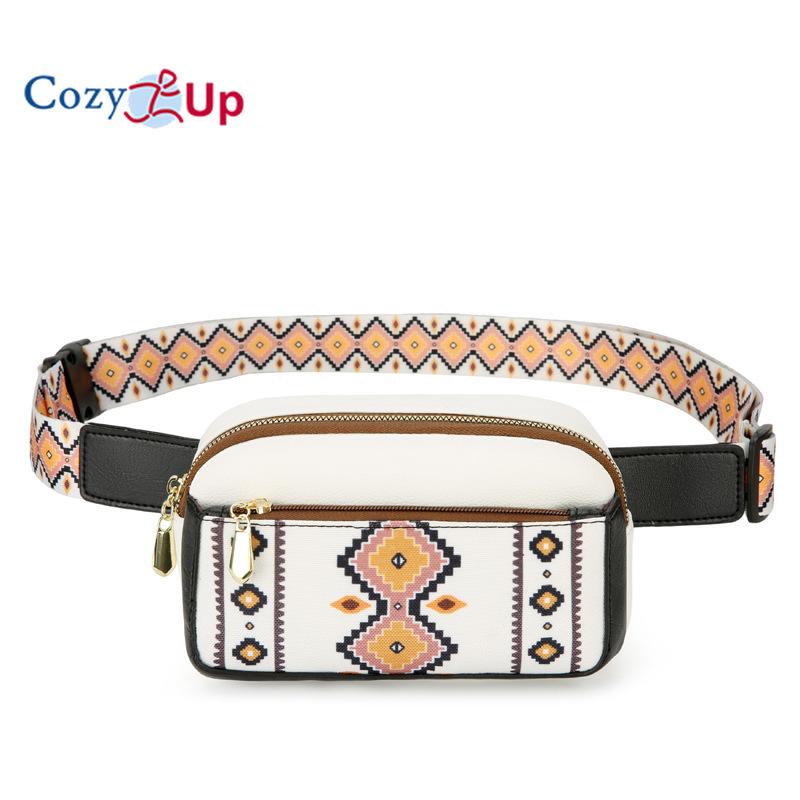 Chest Bag Multifunctional Casual Shoulder Bag Bohemian Ethnic Style Messenger Bag