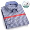 New 8XL Classic Causal 100% Cotton Plaid Shirts Men Long Sleeve Formal Social Soft Cozy Men Shirt Long Sleeve Slim Fit