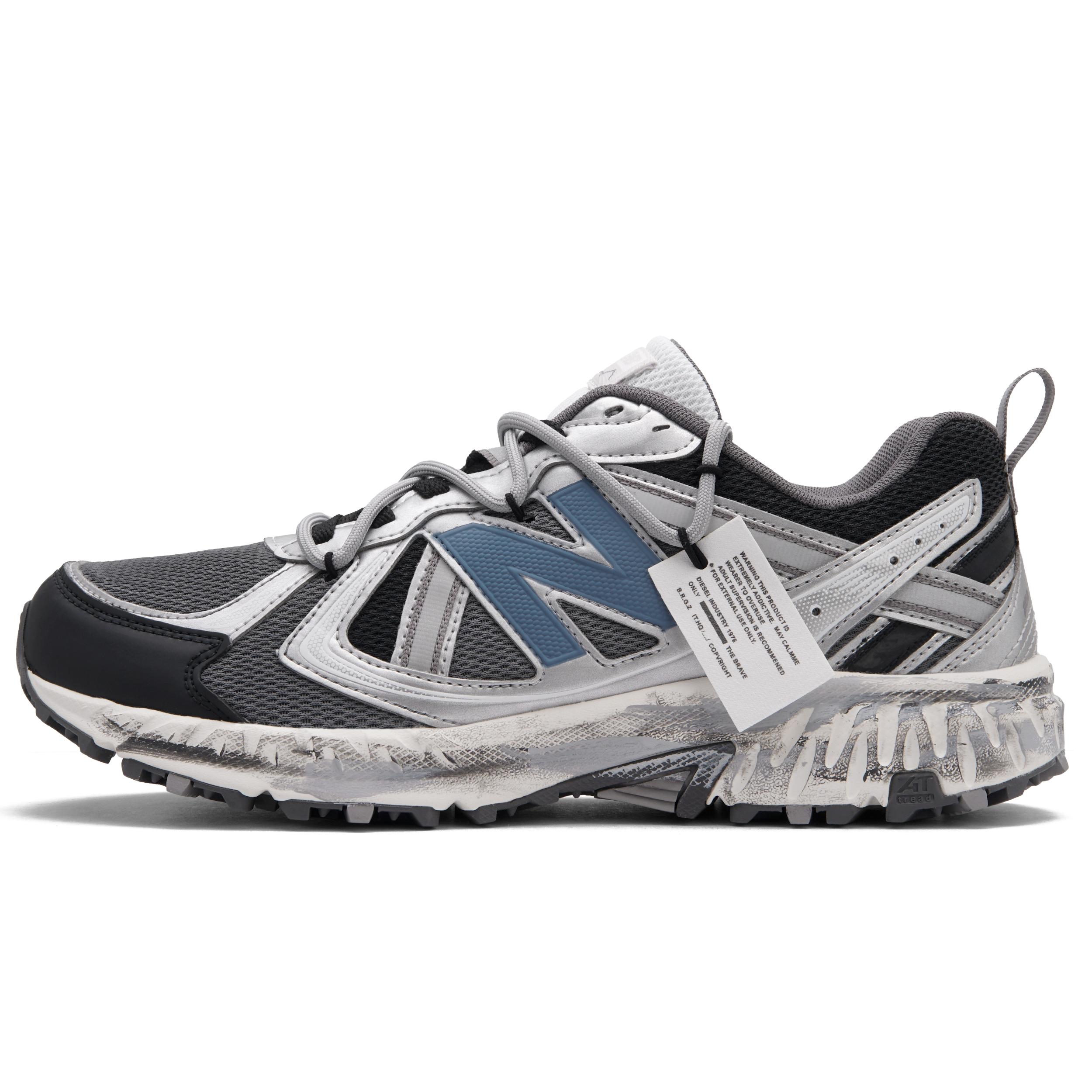 

New Balance NB 410 Low top Running Shoes Unisex Blue Gray Silver MT410KM5(Team990-) 2E 40.5