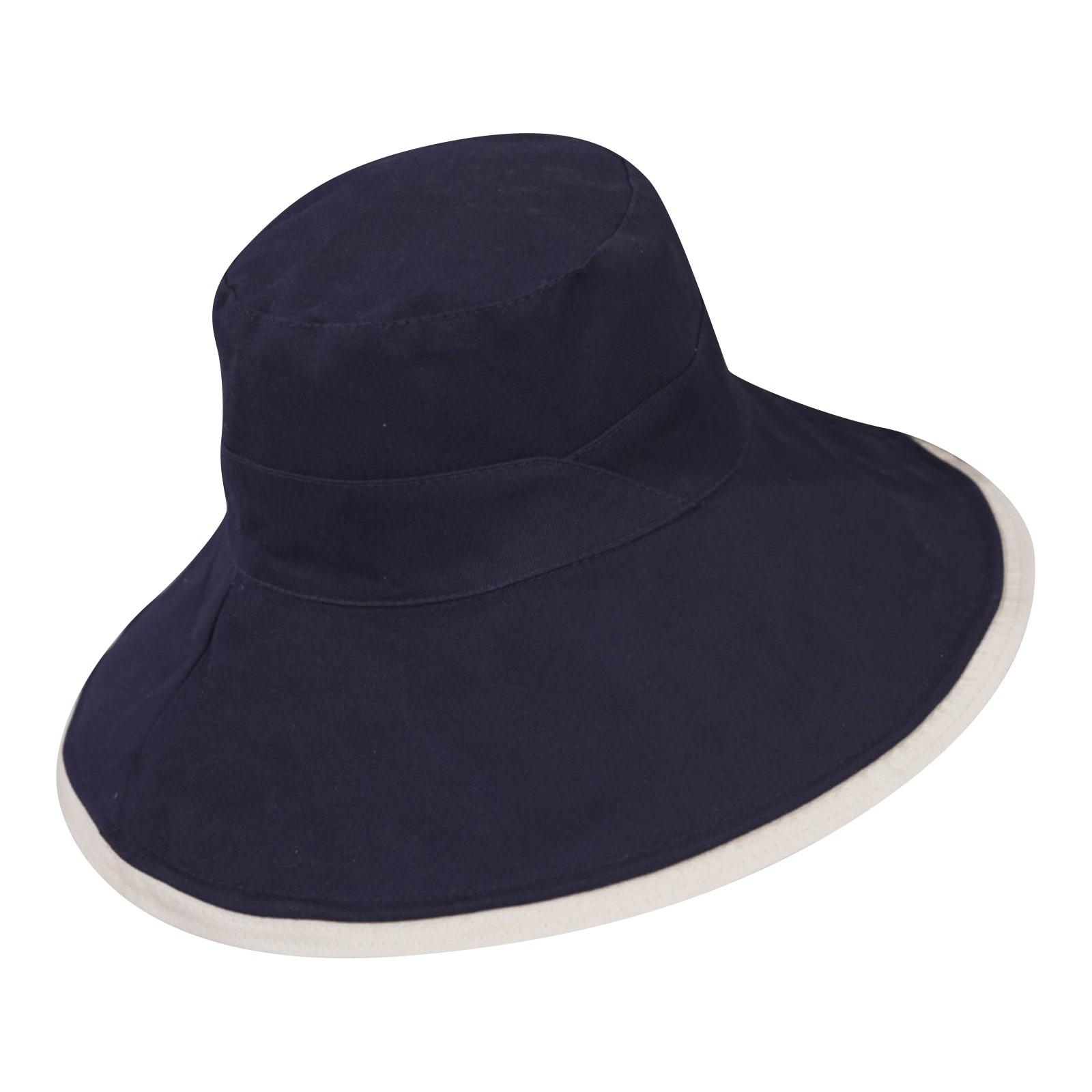 

Шляпа большого размера, женская летняя шляпа от солнца, шляпа-ведро от солнца One Size тёмно-синий