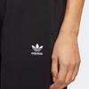 Adidas Originals Trefoil Logo Print Solid Color Cuffed Sports Pants Women Bottoms Black HI4908