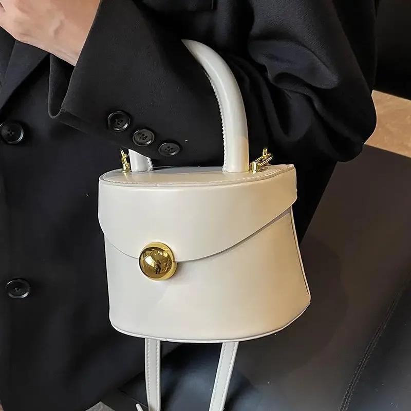 French style box bag feminine spring/summer new fashion versatile girls pretty texture plutonium one shoulder crossbody bag