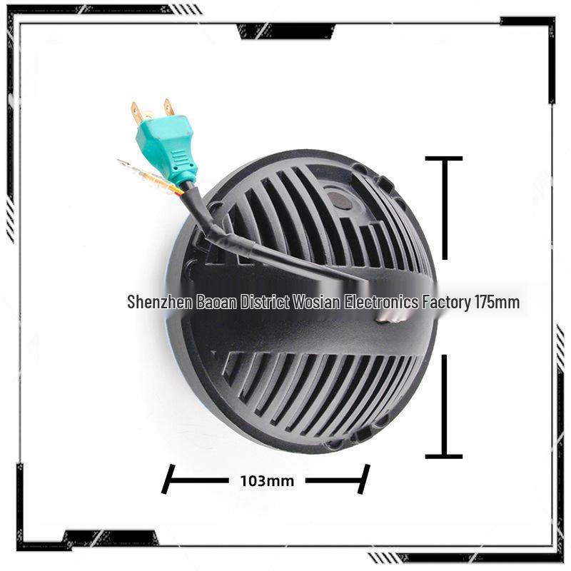 7” LED Headlight for Harley, Wrangler, Hummer H2 with High/Low Beam & White/Amber Turn Signal