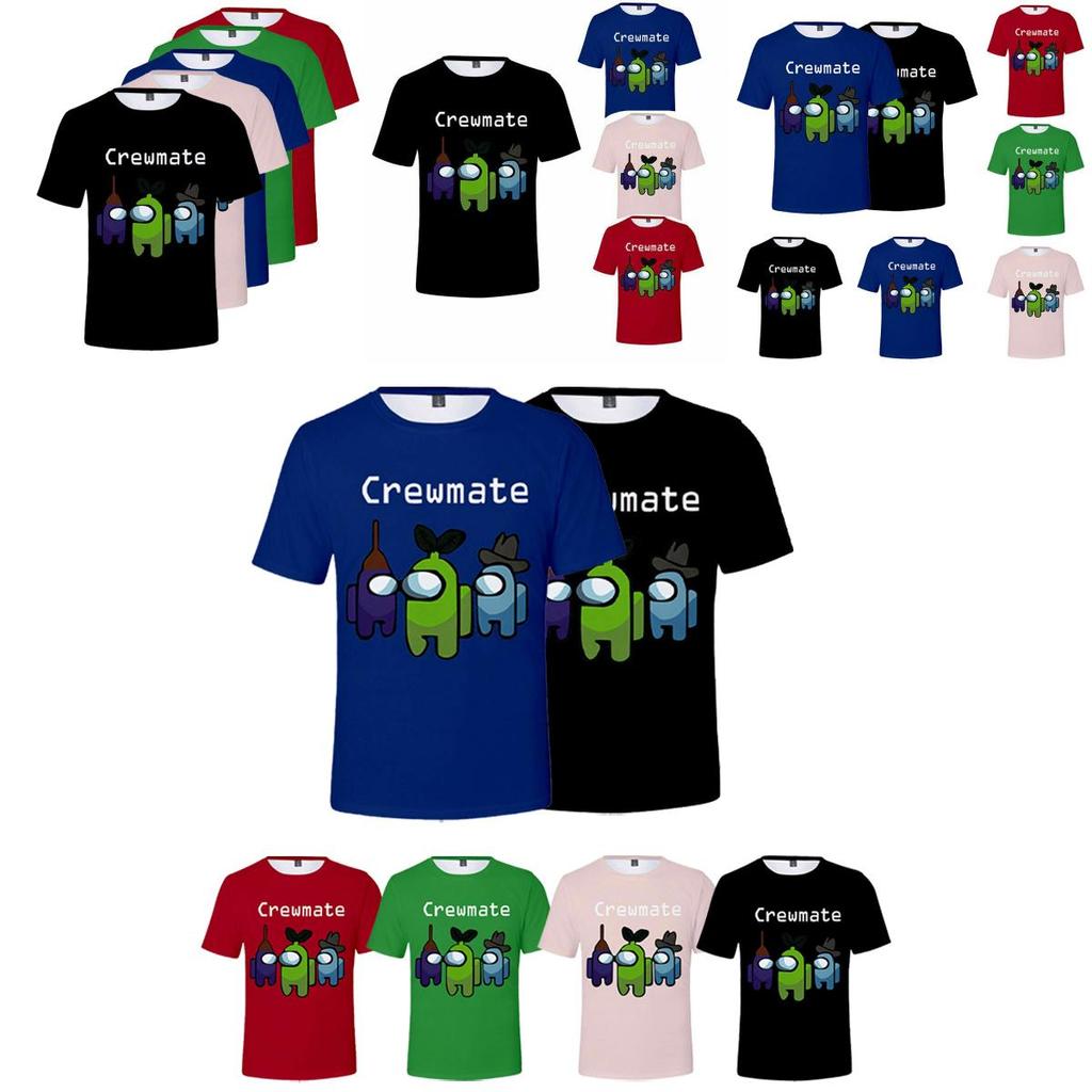 Imposter Tshirt Game Crewmate Mens Ladies Adult Short Tshirt Sleeve