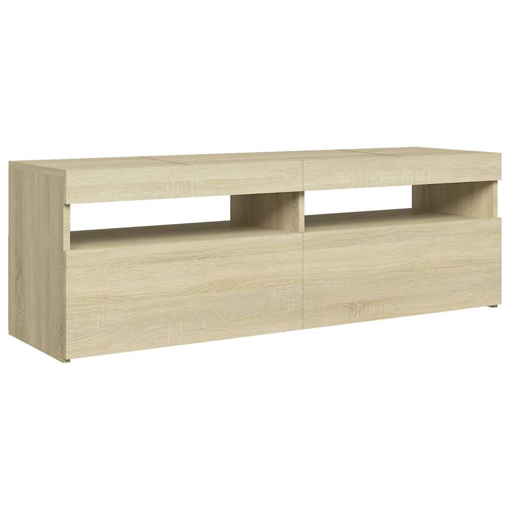 Moderne, Minimalistische TV-Schränke Mit LED-Beleuchtung Für Wohnzimmer Und Schlafzimmer, Aufbewahrungssideboards, 120x35x40 Cm
