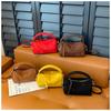 Suede bag women's autumn and winter 2025 new fashion niche design messenger bag matte retro portable pillow bag
