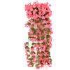 Artificial Wisteria Fake Flowers Vine For Hanging Basket Wedding Outdoor Decor