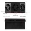 Tragbarer solarbetriebener Autoventilator Automobil-Lüftungsschlitz Belüftungskühlventilator