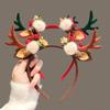 Fawn Horn Christmas Headband Plastic Christmas Elf Headband Cosplay Costume Antlers Headband  Kid