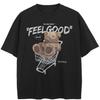Streetwear Doll Bear Graphic T-Shirt Cotton Unisex Tops Tees Summer Short Sleeves T Shirt
