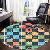 1pc Puzzle Pieces Office Round Area Rug, Indoor Mat Suitable ForOffice, Under Office Chairs Bedroom Living Room Home Decor, Room Decot177
