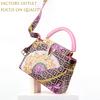 Women's Cross-Border Printed Handbag - European and American Style