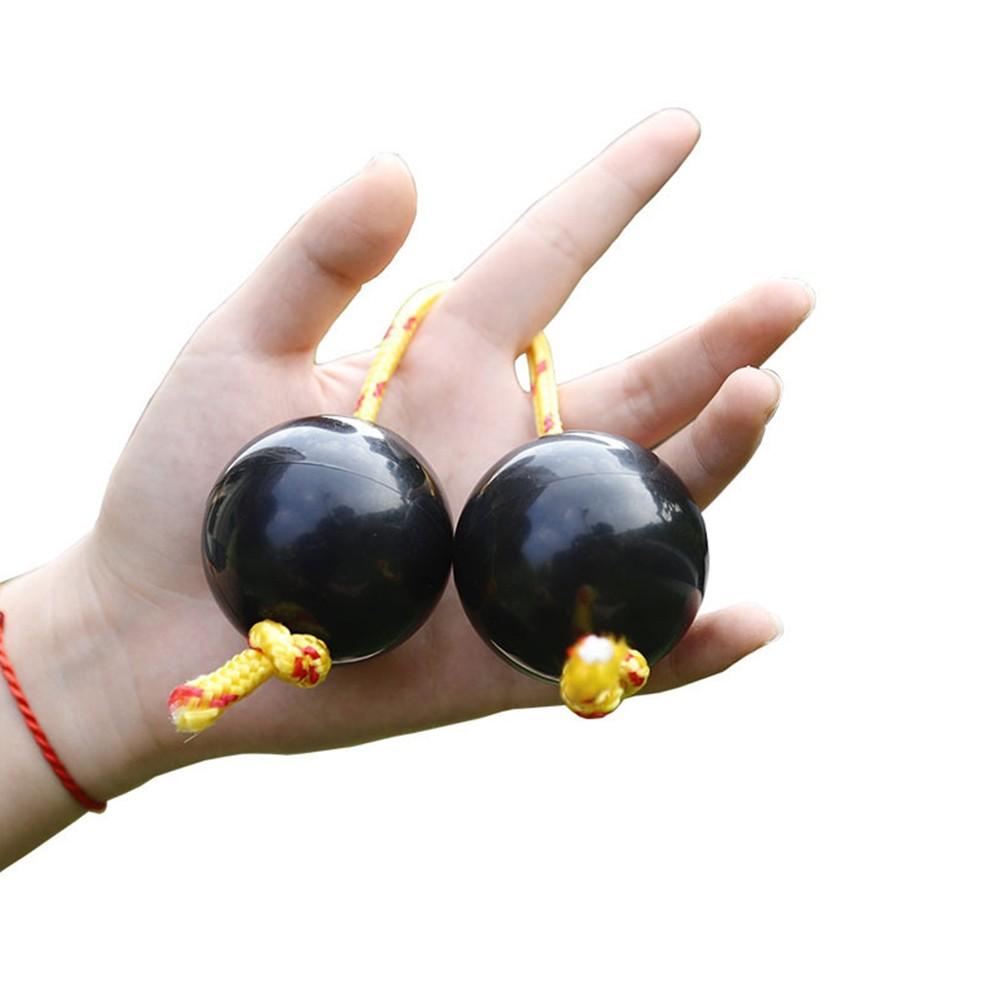 1Pair Asalato African Shakers Rattle Rhythm Percussion Fingertip Ball Instrument