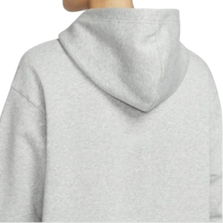 Nike Sweatshirts Women's Gray/HV1745 063 Hooded Non Detachable Moderate HV1745-063