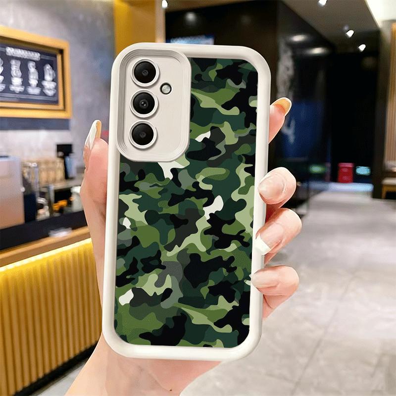 Phone Case for Samsung Galaxy A17 A16 A15 A14 A13 Camouflage Military Pattern A56 A36 A26 A55 A35 A25 A54 A34 A24 A53 A33 A23 A0