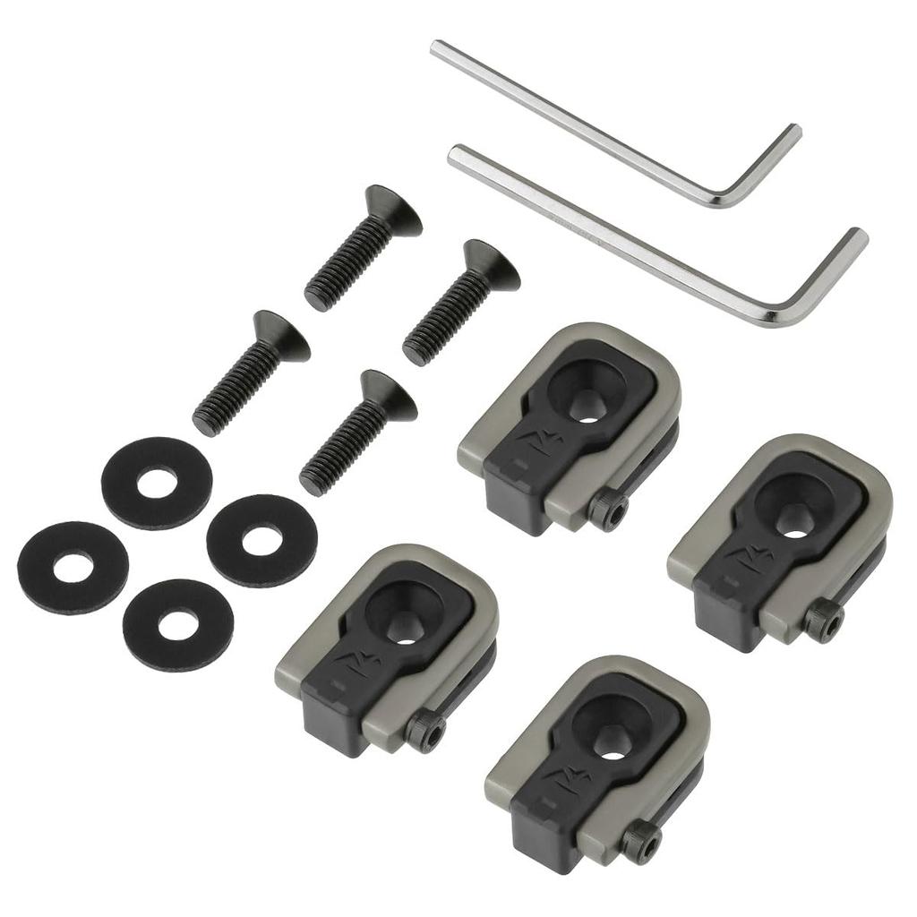 Migratrail D8362 Luggage Cargo Hook, For JB64W/ JB74W, 4-Piece Set, Hanging Hook, Lightweight, High