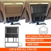 For BMW X5 E53 2000-2006 Center Dashboard Full Set Kit Trim Cover Tuning Real Carbon Fiber Sticker Car Interior Accessories