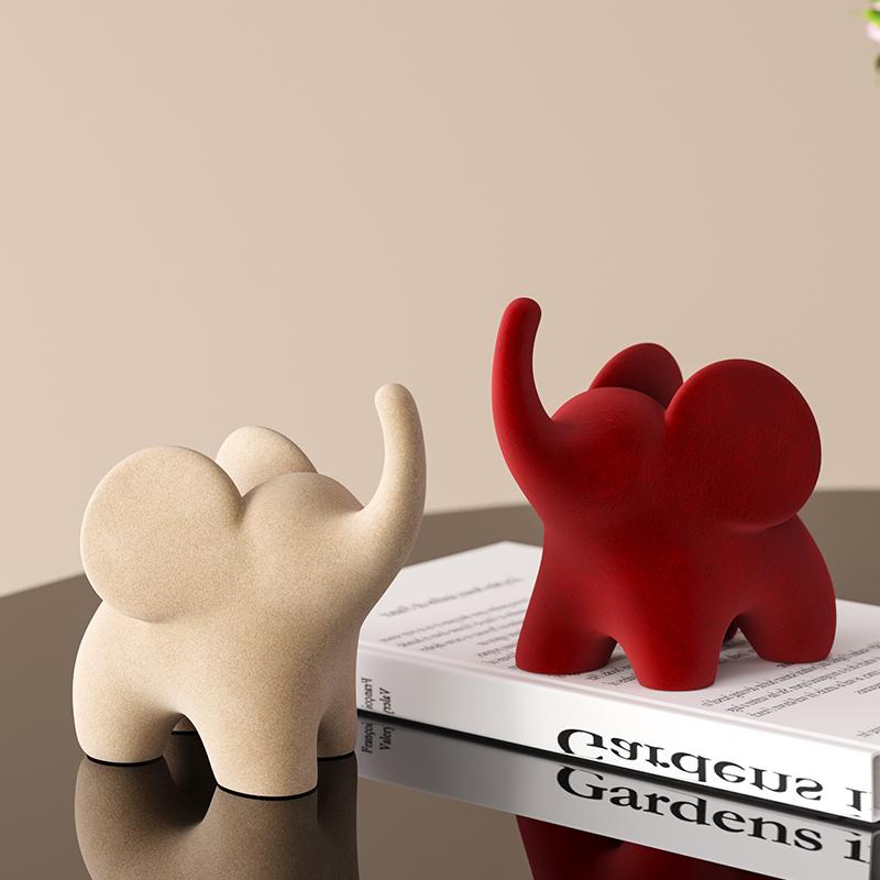 Elephant cute cartoon ornaments home accessories living room decoration home decoration accessories home accessories
