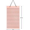 Shoes Charms Display Shoe Charms Organizer With 180 Holes Badge Storage Hanging Holder Shoe Decor Storage Bag Jewelry Display