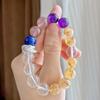 12Mm Natural Lazuli White Crystal Amethyst Citrine Bracelet Bracelet