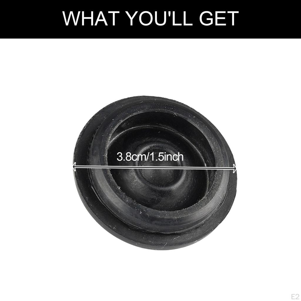 Rubber Plug Replacement, Camping Trailer Axles Waterproof Protection Hub Dust Cap,