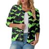 Women's Fashionable, Casual, Comfortable Halloween Print Cardigan Jacket