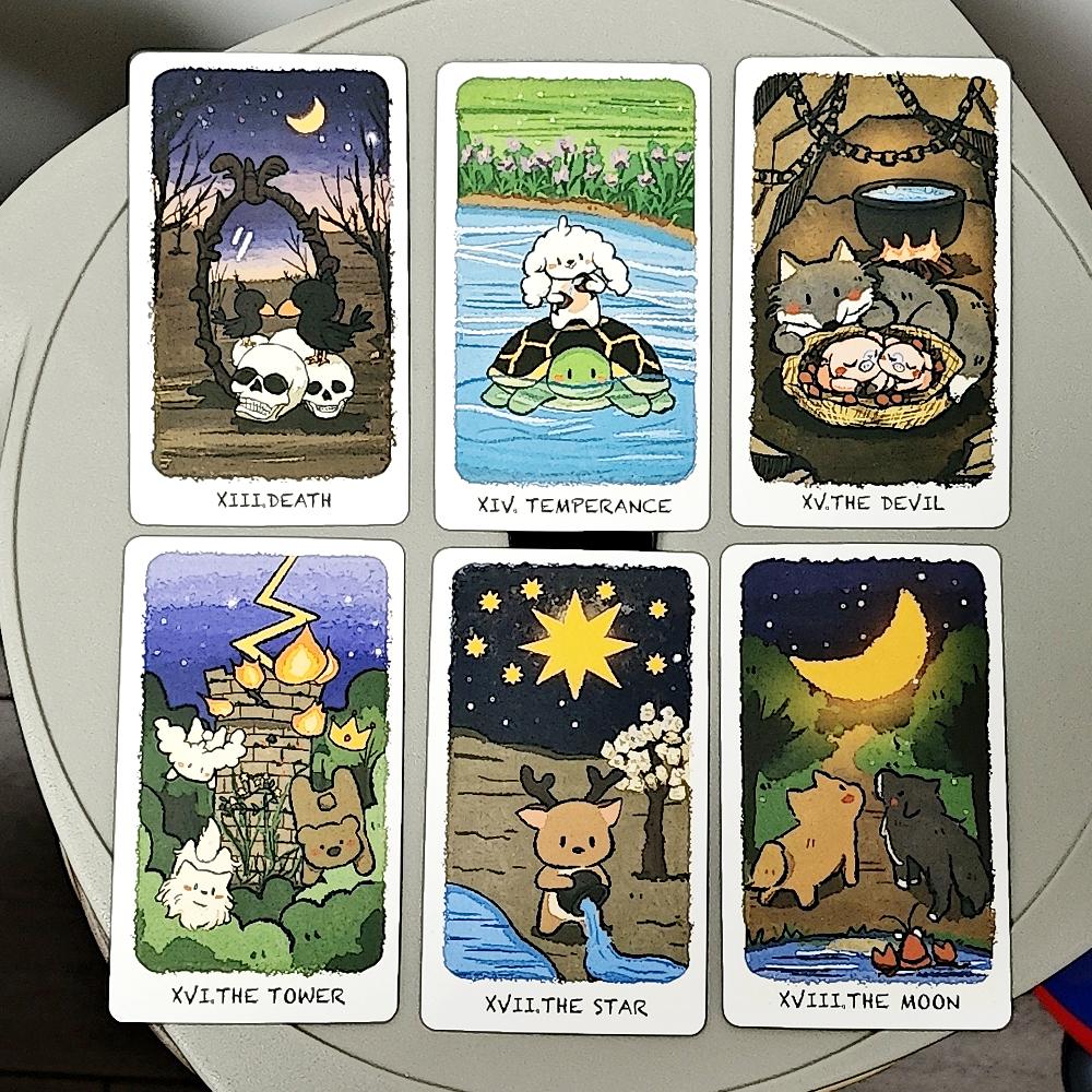10.3*6cm BOJI Journey Tarot, A 78 Rider-Waite Tarot Deck Capturing The Tarot World Journey of BOJI