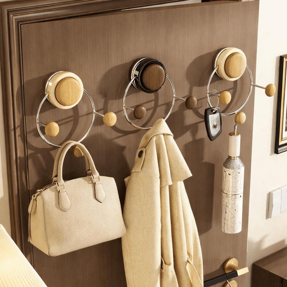 Wall Mounting Suction Cup Hook Heavy Duty Door Hook Practical Wall Mount Hook  Bathroom