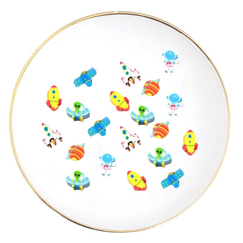 Random Mixed Style Cute Mini Eraser 20/40/100/200PCS Little Animal Fruit Cake Erasers Stationery Party Favors Carnival Gifts ZYF