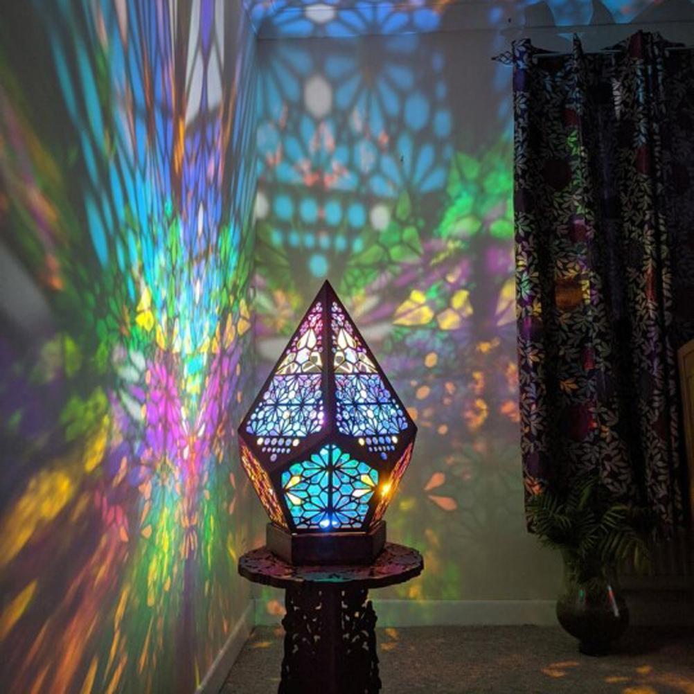 Bohemian LED Starry Sky Projector Floor Lamp