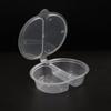 20Pcs with Lid Disposable Sauce Container Leak-Proof Dip Box Portable Condiment Box  Takeout