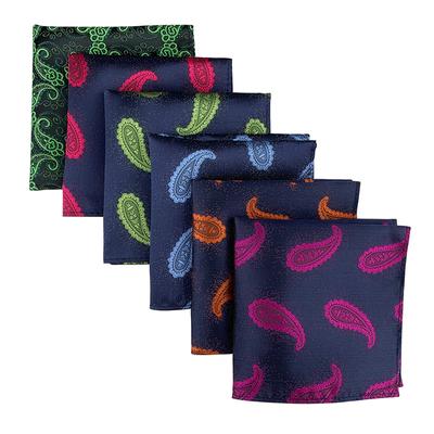 Men's Handkerchief Square Towel Polyester Material Fashion Suit Pocket Towel Formal Square Towel
