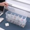 Moisture-proof Transparent Data Cable Organizer Detachable Waterproof Clutter Collection Box With Lid Desktop Organizer Office
