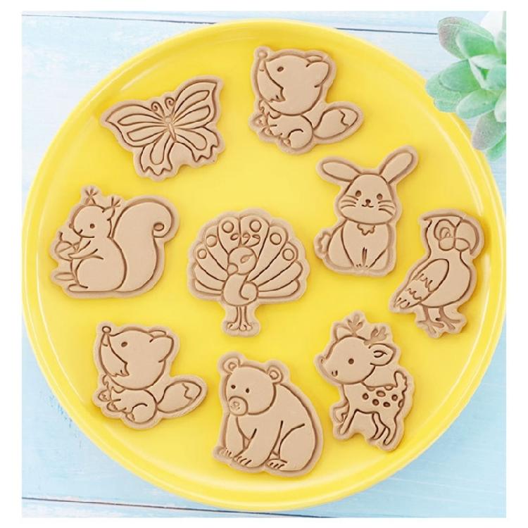 Cookie Cutters Biscuit Stamps Animal Shaped Biscuit Cutters Kitchen Baking Tools