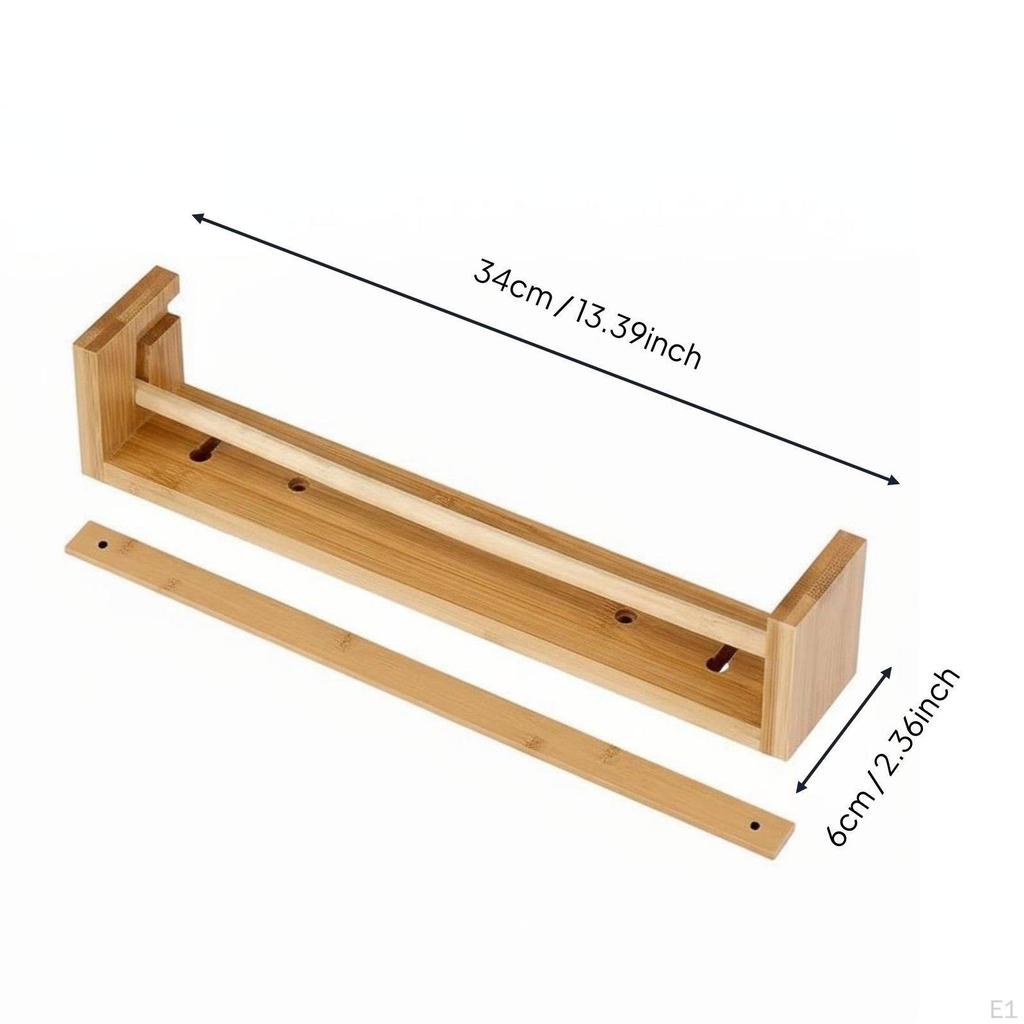 Wall Mounted Drawing Paper Rack Versatile Desktop Craft Dispenser Easy TearOff Bamboo Note