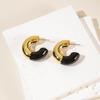 Maillard Retro Earrings French Ear Buckles Women's Simple Metal Wind Earrings