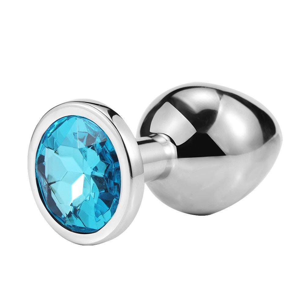 Plug Bijou En Aluminium Bijou Bleu Large Ry 003 Lbl