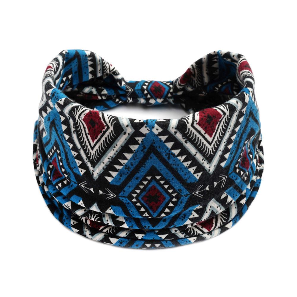 Women's Wide Retro-Style Elastic Sports Headband - Yoga & Hair Accessory