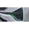 Front Fog Light Lamp Cover Trim For Toyota Innova Zenix  2024 2025 Carbon Fiber Foglight Protector Accessories Car Styling