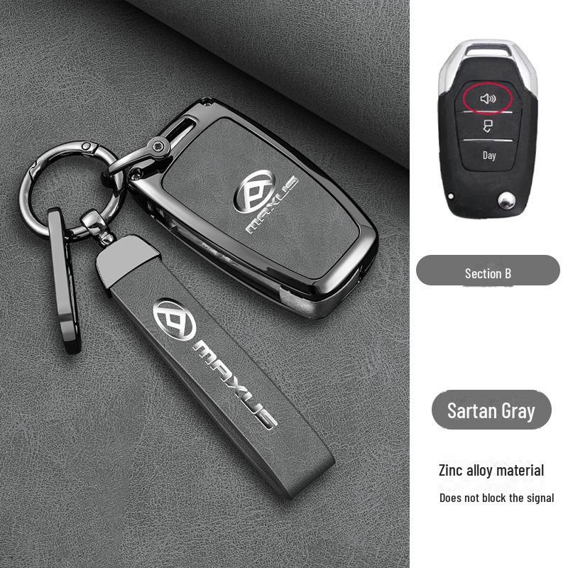 Capa de Chave SAIC Maxus D90 para Carro Maxus G50 2019 Feminino, Carcaça de Metal de Alta Qualidade com Fivela.