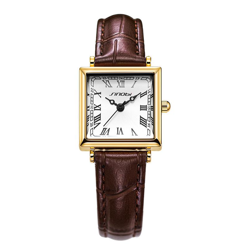 Watch Women'S Belt Small Square Watch Waterproof Quartz Watch Niche High-End Sense Student Party Watch Women'S Watch