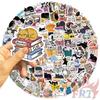 100Pcs/Set Funny Reading . Cats & Books Stickers DIY Fashion Decals Stickers