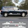 2Pcs Car Door Side Stickers Mountain Camel Graphics Decor Decal For Nissan Patrol Kia Sportage Land Rover Evoque Honda XR-V SUV