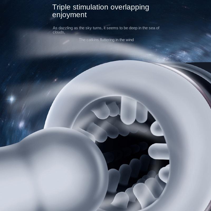 Male Masturbator Fully Automatic Retractable Rotary Masturbator Male Exercise Masturbator Adult Supplies Sex Toys 18+