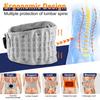 Massaggiatore Lombare Ricaricabile Decompressione Cintura di Supporto Lombare Riscaldamento Luce Rossa Vibrazione Massaggio Cintura Lombare Gonfiabile