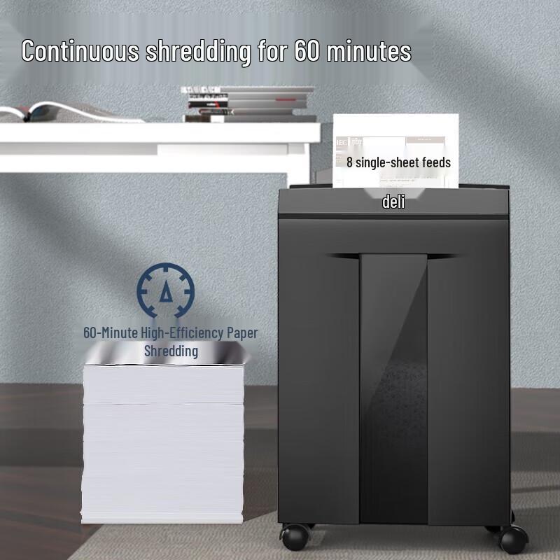 Deli 9919 Level 7 Micro-Cut Office Shredder CN plug (adapter included)