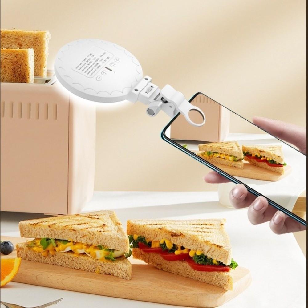 Clip-Halterung Mini-Fülllicht 3-farbige LED-Clip-Leuchte Handheld-Fotoleuchte Live-Streaming