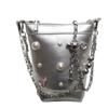 Značkový design PU kožená crossbody taška pro ženy nová malá kabelka na telefon taška přes rameno módní perlová dekorace dámská taška přes rameno